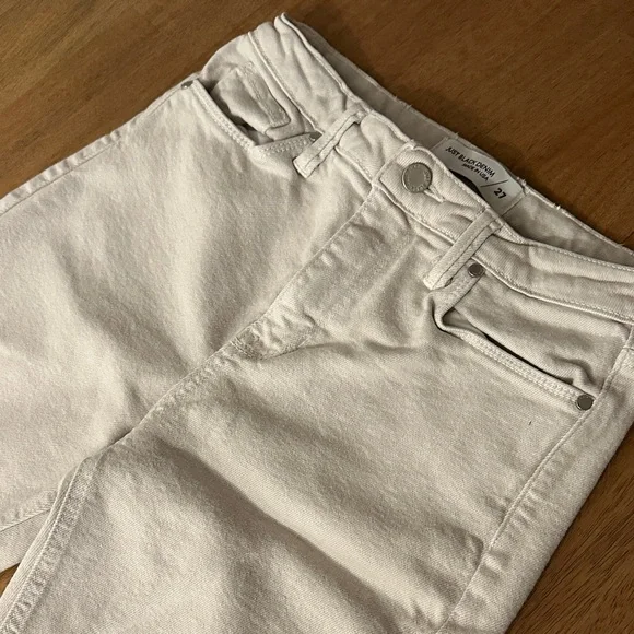 Just Black Denim Cement Gray Jeans Size 27 High Rise Stretch - Picture 3 of 8